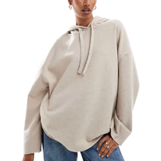 Beige - Hoodies Jumpers ASOS DESIGN Warm Super Soft Oversized Hoodie - Hot Cream