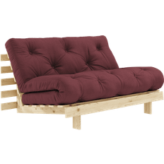 Canapé-Lit Canapés Karup Design Roots 140 Clear Wood Bordeaux/Pine Sofa 140cm 2 Seater