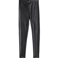 Günstig Damen Leggings H&M Coated Leggings - Black