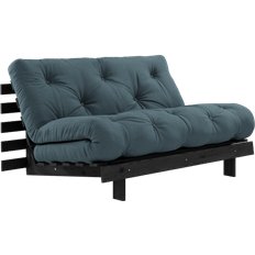 Pine Sofas Karup Design Roots 140 Black Wood Petroleum/Black Lacquered Sofa 140cm