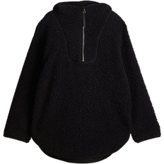 H&M Oversized Fleece Hoodie - Black