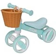Balance Bicycles Hti Atom Bobble Bike With Basket Mint Green