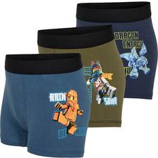 110/116 Badebukser Børnetøj LEGO Boxershorts 3-Pack - Middle Blue