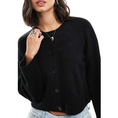 ASOS Crew Neck Cardigan - Black