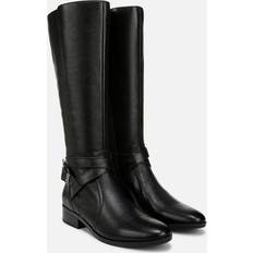 Buckle High Boots Naturalizer Rena 2 Extra Wide Calf Riding Boots - Black
