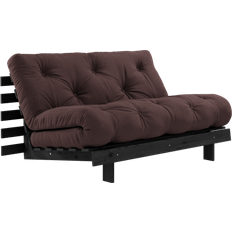 Sovesofa 140 Karup Design Roots 140 Black Wood Brown/Black Lacquered Sofa 140cm 2 personers
