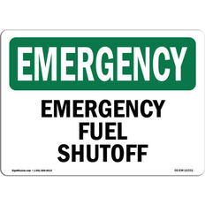 Green Workplace Signs SignMission OSHA Emergency Sign 12.0 H x 18.0 W x 0.1 D