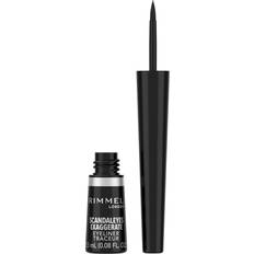 Dermatológicamente Testado Eyeliners Rimmel Exaggerate Liquid Eye Liner #001 Black