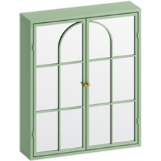 Green Bathroom Mirror Cabinets Winston Porter Charron Medicine Cabinet Mirror 27.56 H x 23.62 W x 5.91 D