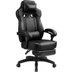 Gaming Chairs GTPLAYER F59 Racing Style Gaming Chair with Footrest Black