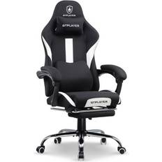 Gaming Chairs GTPLAYER GT905 Adjustable Gaming Chair with Breathable Fabric White