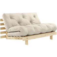 Naturfarvet - Sovesofaer Karup Design Roots 140 Clear Wood Linen/Pine Sofa 140cm 2 personers