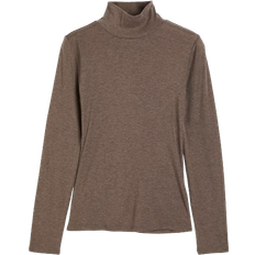 Slim Jumpers H&M Turtleneck Top - Brown