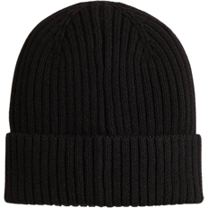 Girls Beanies H&M Rib-Knit Beanie Black 6X/10 6-10Y