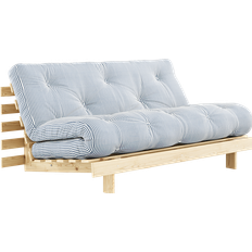 Karup Design Roots 160 Clear Wood Beach Blue/Raw Sofa 160cm 2 Seater