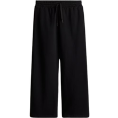 H&M Girl's Wide Sweatpants - Black (1248698001)