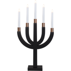 Adventsljusstake star trading elias Star Trading Elias Black Adventsljusstake 35cm