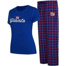 Red Pajamas Women's Sport New York Giants Sleep Set - Royal/Red