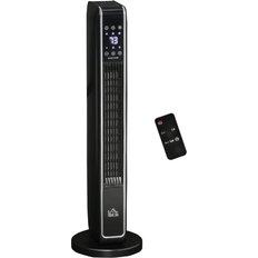 Tower Fans Homcom 2-In-1 Portable Electric Tower Heater