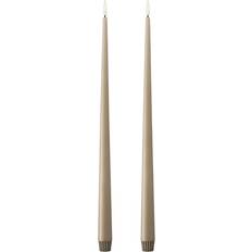 Ester & Erik Taper 18 Nougat Note LED-ljus 43cm 2st