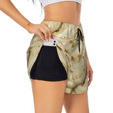 Pants & Shorts JUNZAN Taco Tortillas Print Athletic Gym Shorts - Small