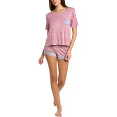 Rayon Nachtkleding Something Sweet Shortie T-Shirt And Short Set - Multi