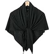 Modal - Women Accessories Hasdnker Vintersjal Maxi Wrap Snood - Svart