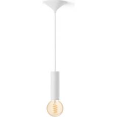 Philips Hue Lustres Philips Hue Suspension for Filament Bulbs +White Ambiance Filament G93 White Pendant Lamp 9.5cm 2pcs