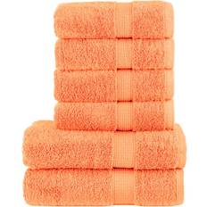 vidaXL Premium Solund Bath Towel Orange (140x70cm)