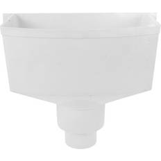 PRETYZOOM White Rain Gutter Adapter Downspout Connector