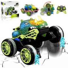 Seenda Remote Control Monster Truck Toy Upright 360 Swivel RC car 1:14 All Terrains RC Trucks with LED Lights 2.4Ghz Off-Road Remote Control Car for Boys Kids and Adults