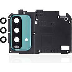 Back camera lens with bracket/bezel compatible for xiaomi redmi note 9 4g green