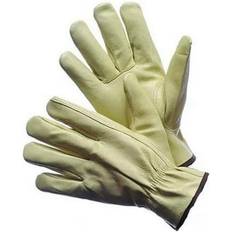 Red Work Gloves Gizmo Insulated Pigskin Drivers Glove with Red Jersey Lining