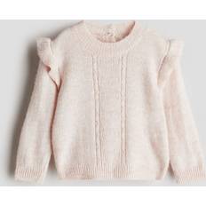 H&M Flounce Trimmed Jumper - Pink