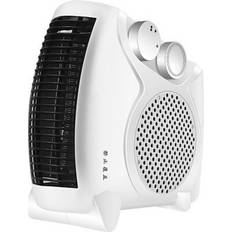 White Fan Radiators Tignapoo Electric Fan Heater 2-IN-1 Cold Warm