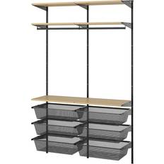IKEA BOAXEL Garderobskombination Antracit Ek 125 x 40 x 201 cm Garderob