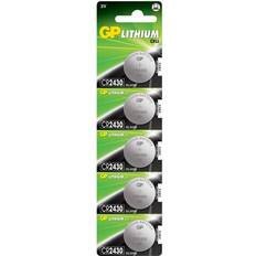 GP Batteries CR2430 Compatible 5-pack Silver