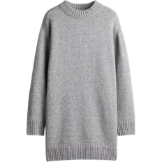 H&M Kleider H&M Women's Knitted Dress - Gray-Mottled