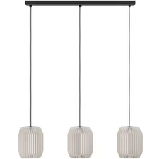 Paper Pendant Lamps Eglo Belgrave Black/White Pendant Lamp 18cm