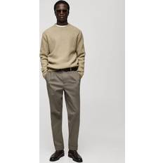 Mango Structured Knitted Sweater - Pastel Green