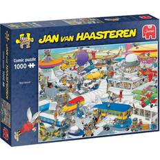 Jan van Jumbo Jan van Haasteren Busy Airport (1000)