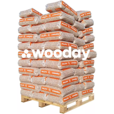 Granulés et Briquettes Wooday - Palette de 65 sacs de 15 kg Granulé