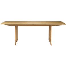 Oui - Rectangulaire Tables à manger FDB Møbler C64 Shaker Oiled/Natural Dining Table 90x220cm