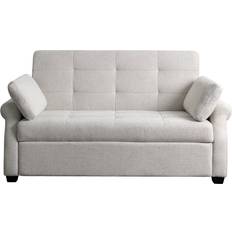 Serta Sabrina Oatmeal Sofa 72.6" 3 Seater