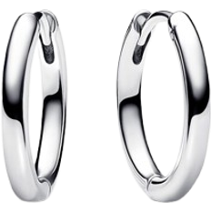 Pandora Ohrringe Pandora Moments Charm Hoop Earrings - Silver