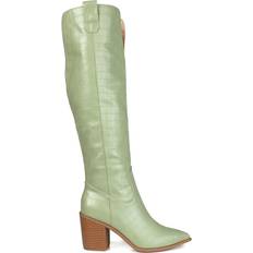 Foam High Boots Journee Collection Therese X-Wide Calf - Green