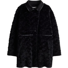 H&M Coats H&M Fluffy Coat - Black