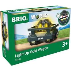 Trenes BRIO World Light Up Gold Wagon 33896