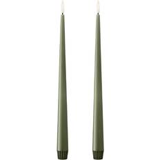 Ester & Erik Crown Green Soil LED Candle 13" 2pcs