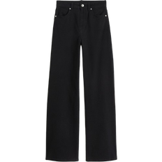 H&M Jeans H&M Wide Twill Trousers - Black